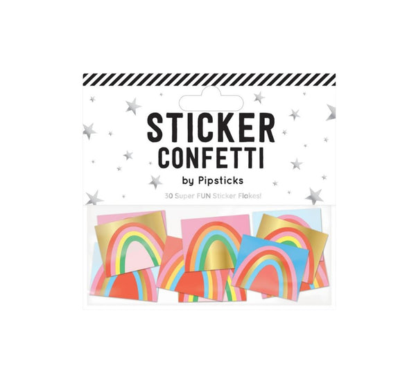 Rainbow Sticker Confetti