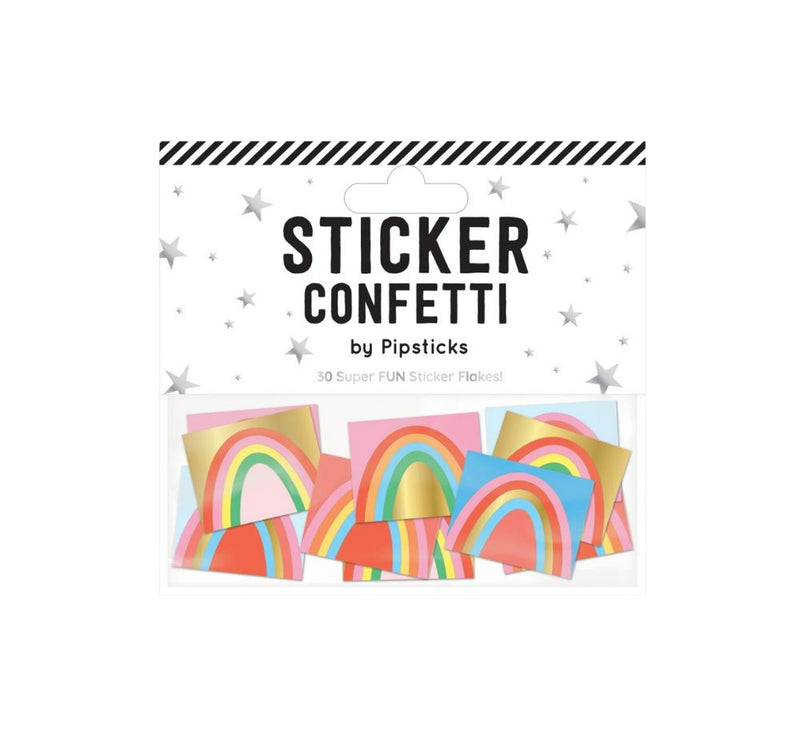 Rainbow Sticker Confetti