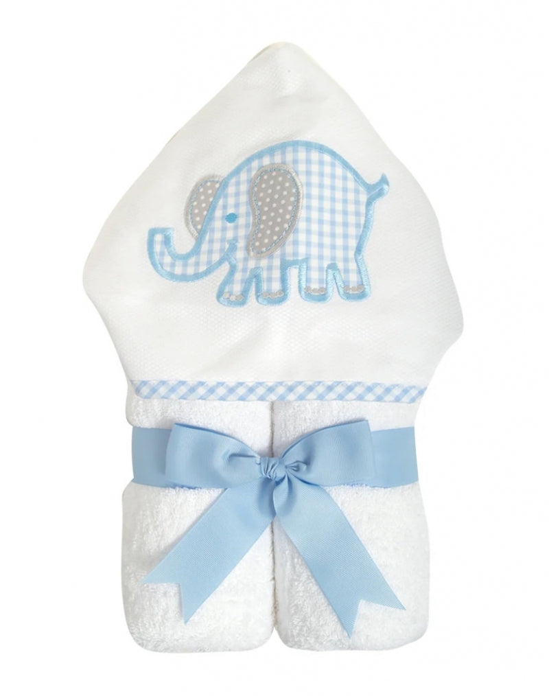 Blue Elephant Medium Bib