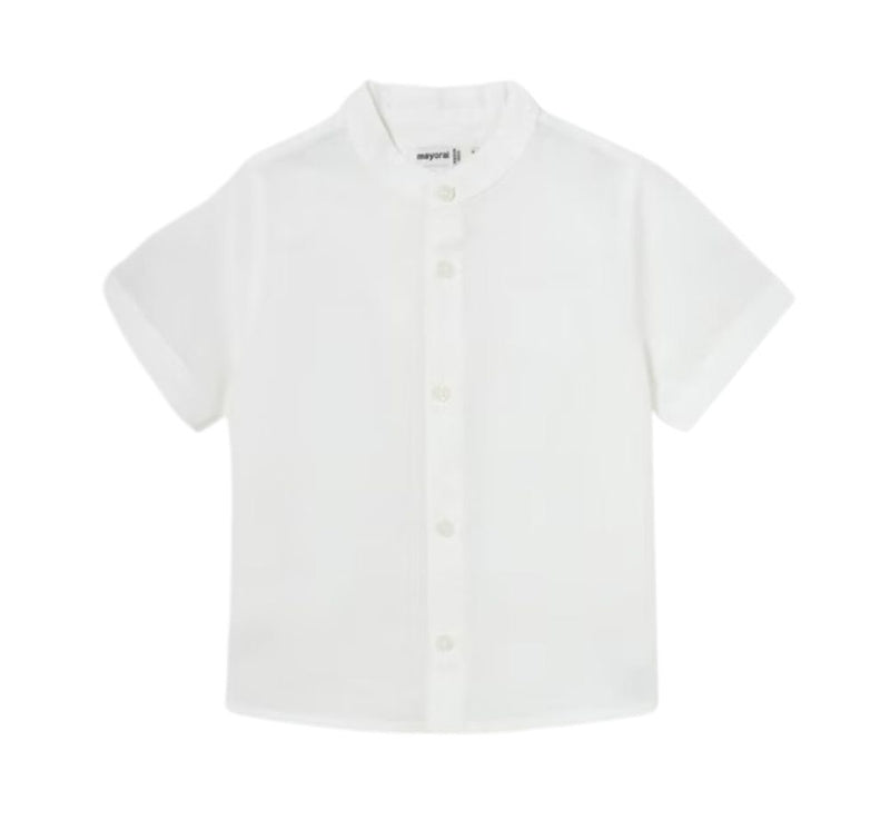 Camisa Cuello Mao Blanco