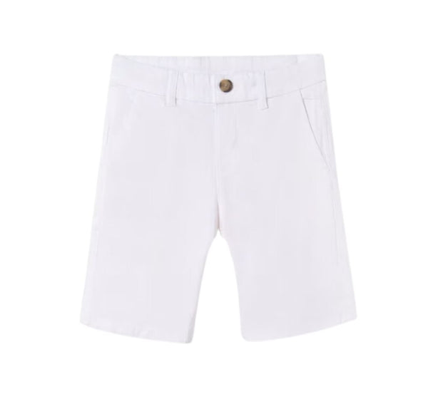 Bermuda Chino Sarga Bàsico Blanco