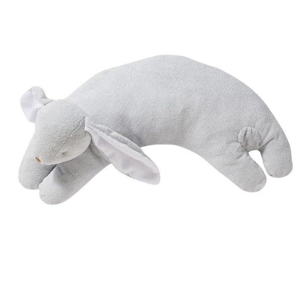 Nueva almohada de conejito gris