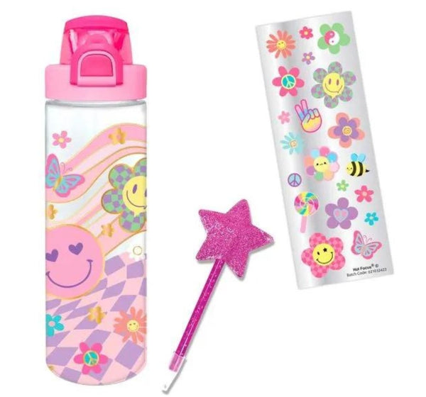 Pop Open Water Bottle Writing Fun Gf