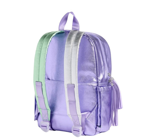 Kane Kids Mini Backpack Travel Metallic Lilac