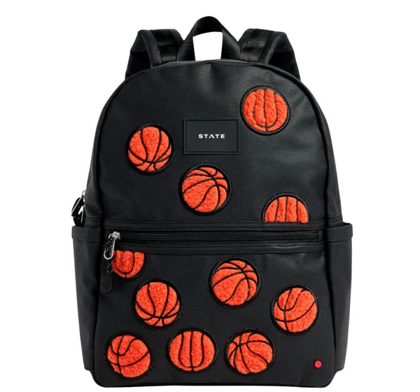 Kane Kids Backpack Travel Fuzzy Basketballs