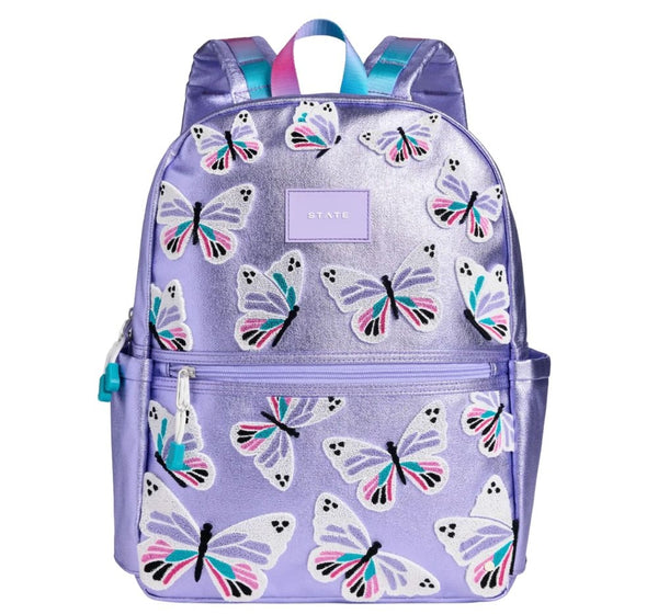 Kane Kids Double Pocket Backpack 3D Butterfly