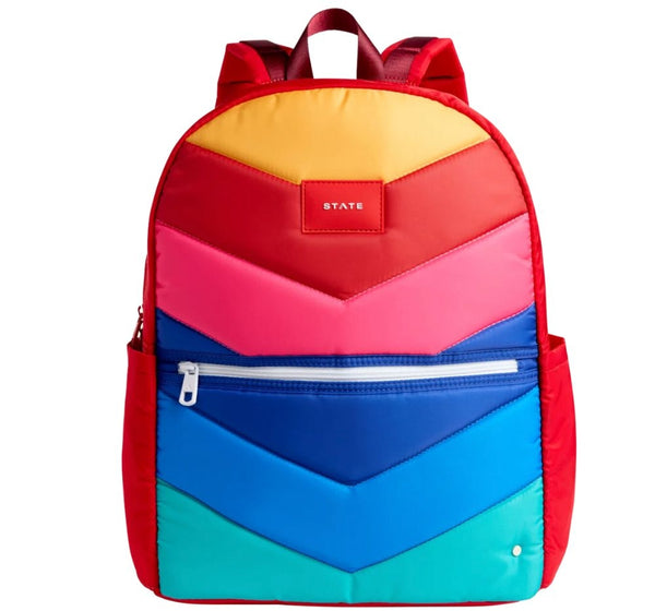 Kane Kids Large Backpack Rainbow Chevron