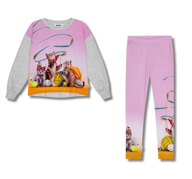 Sudadera y pants Reniza Sporty Cats