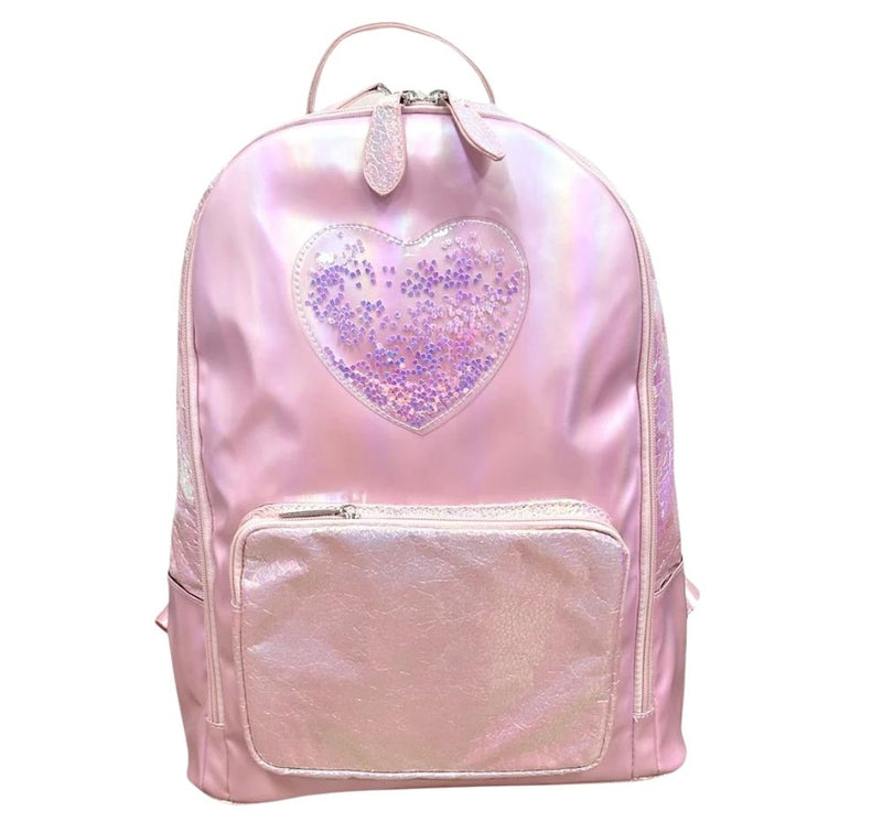 Confetti Heart Lavender Backpack