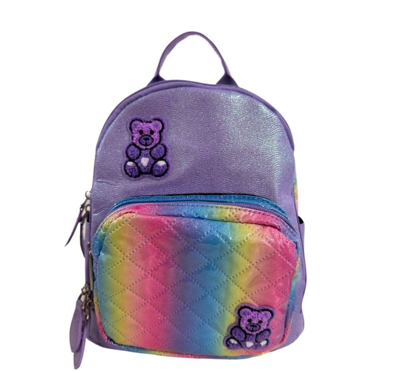 Mini Mochila Lavanda Galaxy Shimmer Gummy