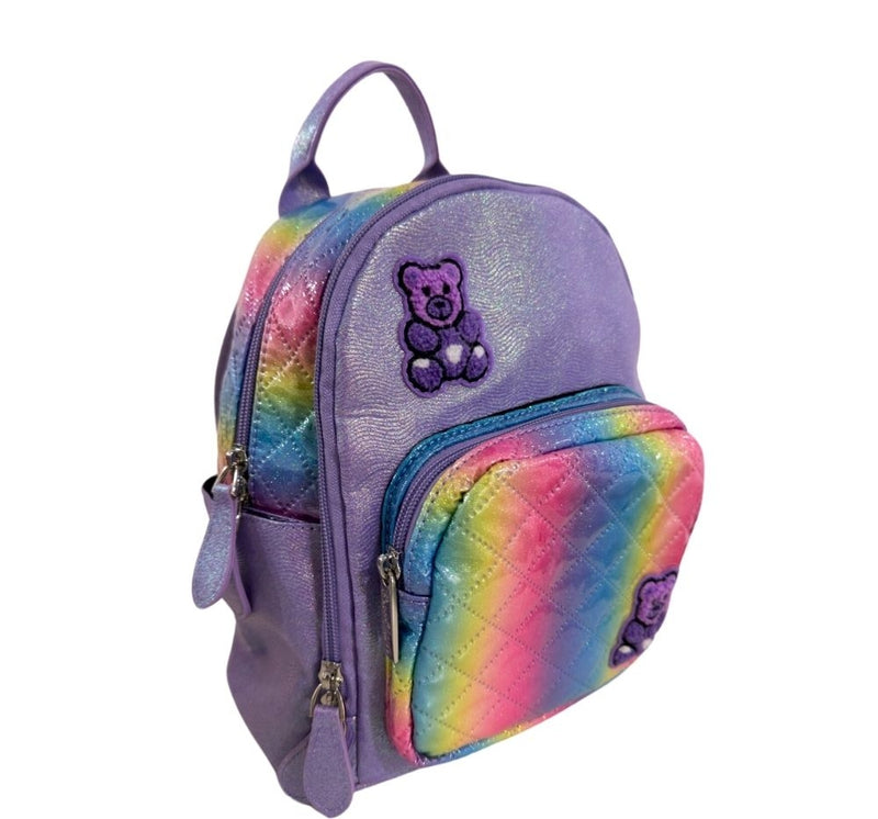 Mini Mochila Lavanda Galaxy Shimmer Gummy