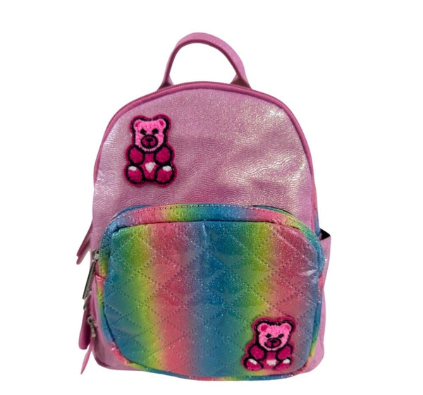 Mini Mochila Rosa Galaxy Shimmer Gummy