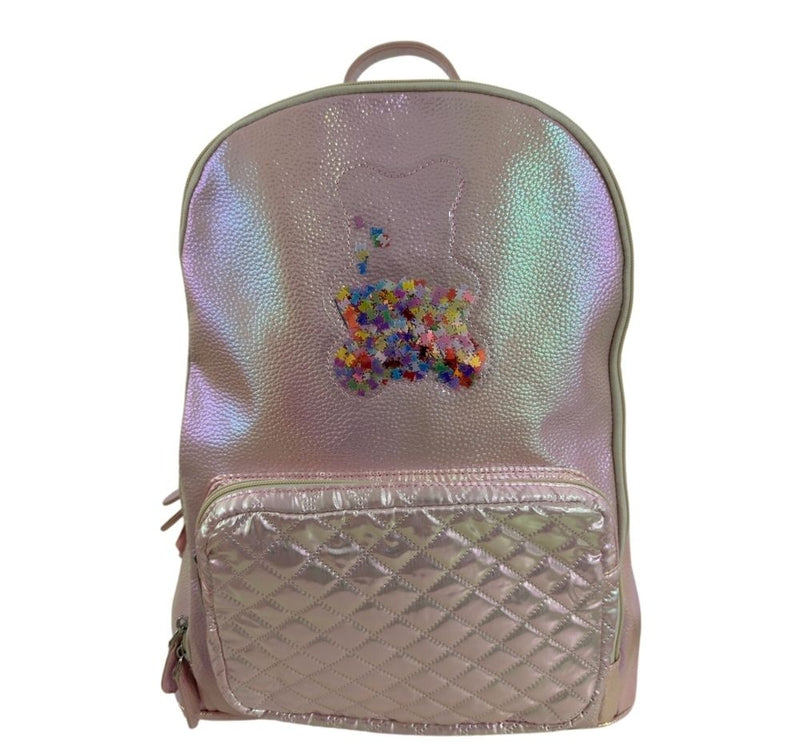 Mochila Rosa Confetti Gummy