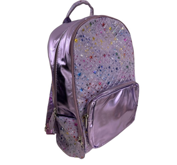 Mochila Morada Metallic Star