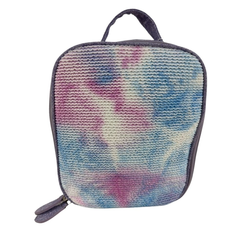 Crinkletd Pastel/Lavender Lunchbox