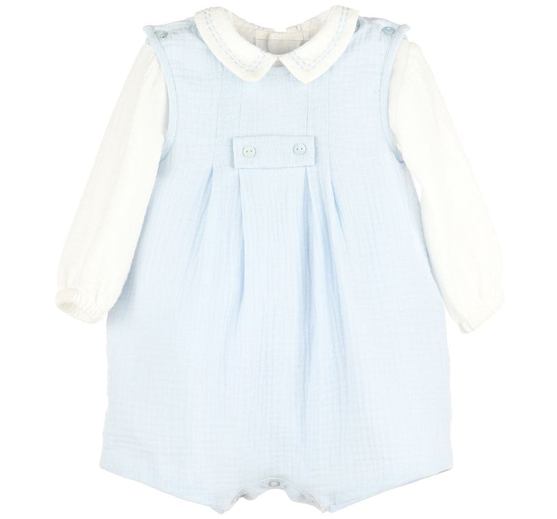 Romper Cuddle Cotton Azul