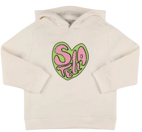 Sudadera Blanca Stella Terry Heart