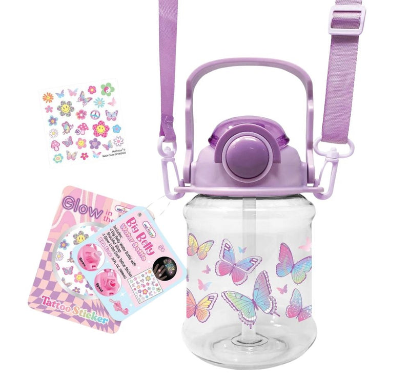 Big Jelly Water Bottle Tie Dye Butterfly