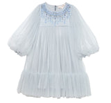 Vestido First Frost Tulle Illusion Blue