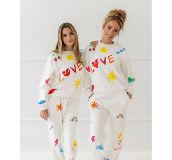 Conjunto Love Doodle Women's