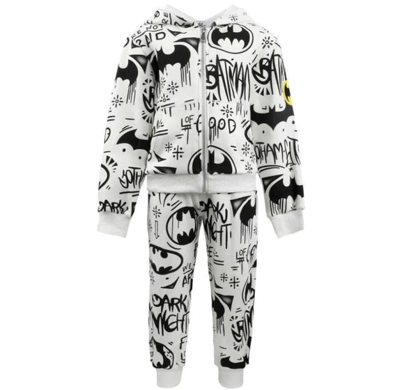 Conjunto Blanco Batman Grafitti