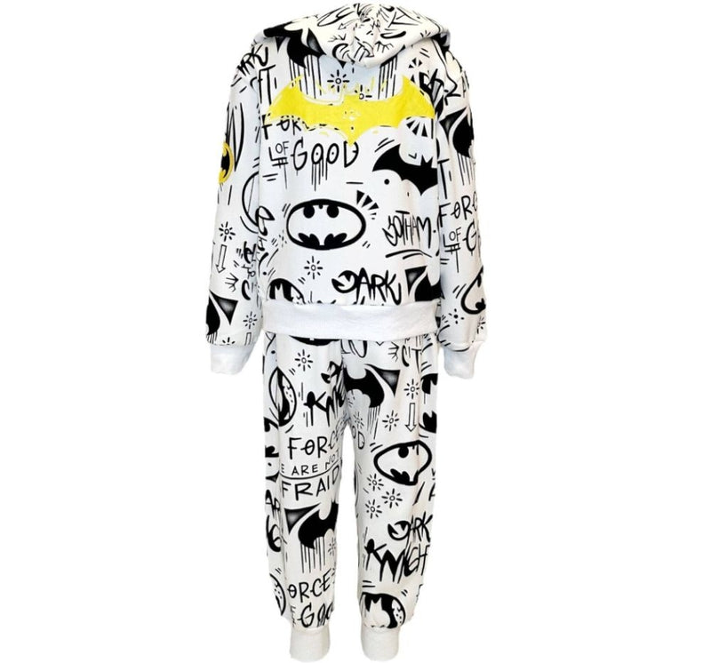 Conjunto Blanco Batman Grafitti