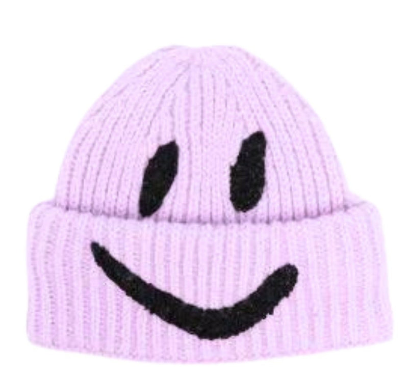 Happy Knit Hat Patel Lilac