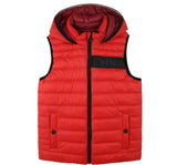 Reversible Down Vest Red