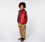 Reversible Down Vest Red