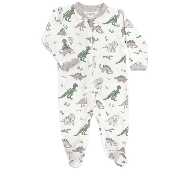 Zipper Footie Dinosaurs