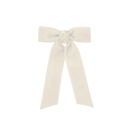 Tiny Velvet Streamer Ivory