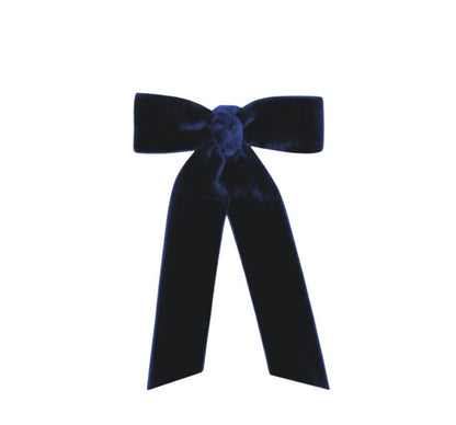 Tiny Velvet Streamer Navy
