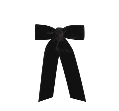 Tiny Velvet Streamer Black