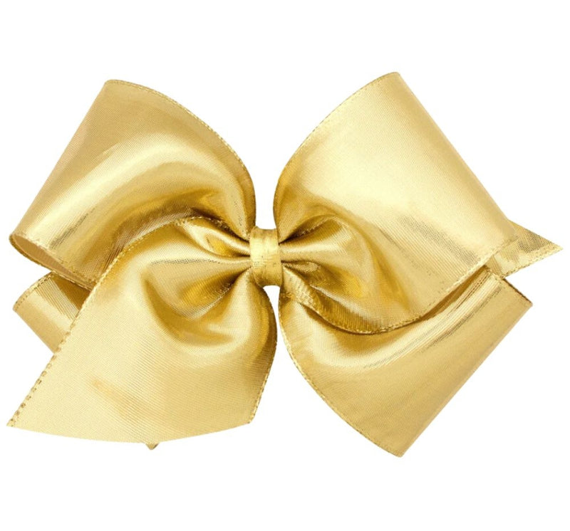 King Metallic Lame O/L Bow Gold