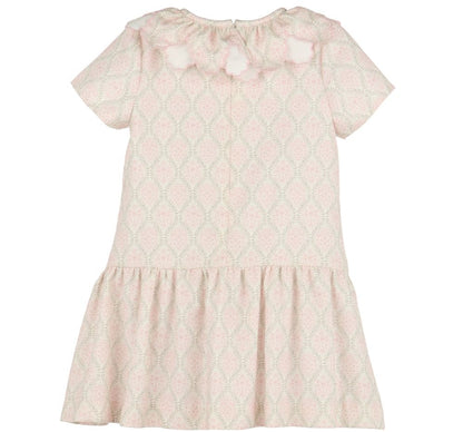 Vestido Rosa Floral Wreath