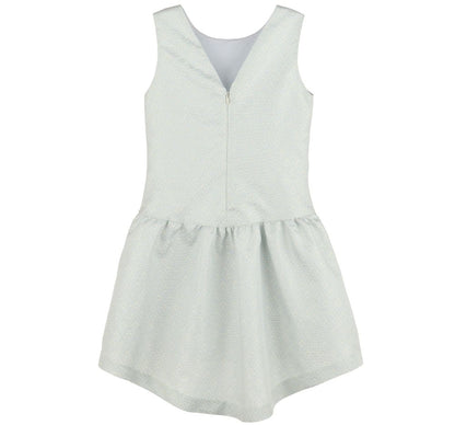 Vestido Azul Jacquard Twinkle