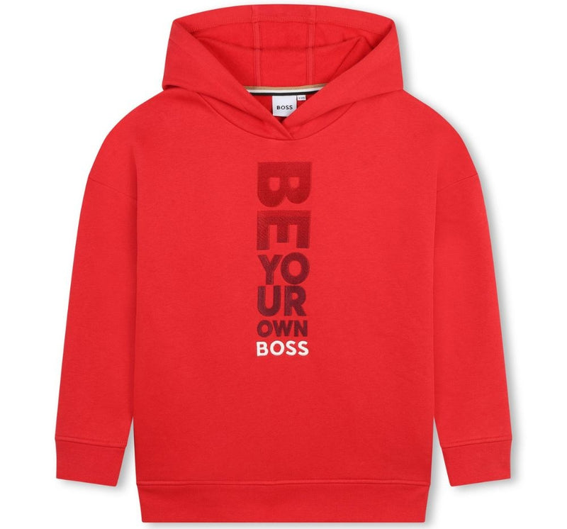 Hoodie Front Graphic Red