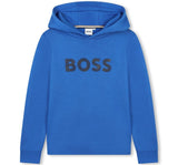 Hoodie Printed Logo Royal Blue