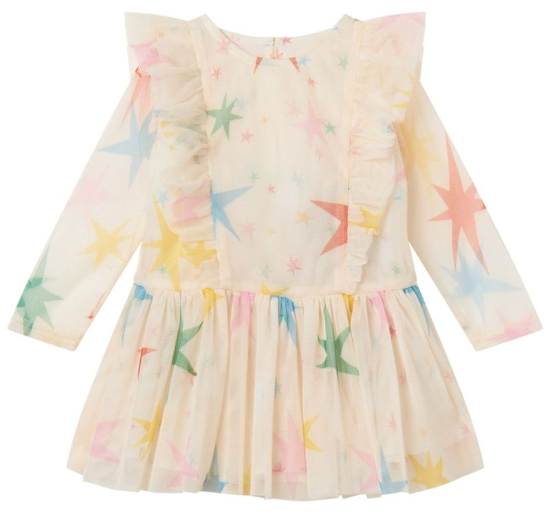 Vestido Tulle Multicolor Stars