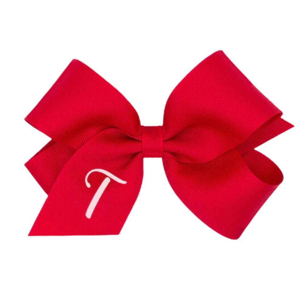 King Monogram Gro Basic Red T