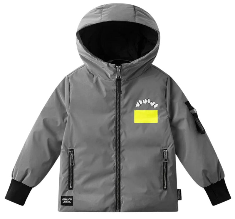 Reflective Down Jacket Lunar Grey