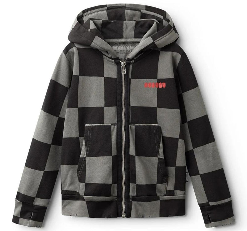 Checkmate Zip Hoodie Graphite