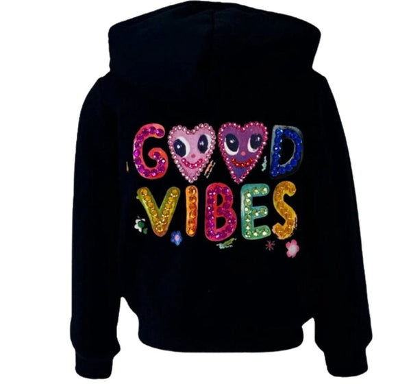 Chamarra Good Vibes Y Jeans Happy Grafitti Art