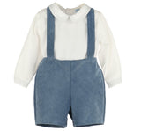 Conjunto niño Majestic Cord Azul Marino