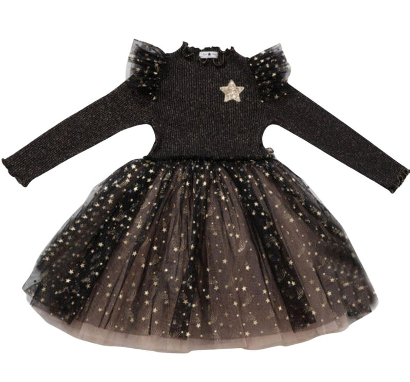 Vestido Tutu Gold Star