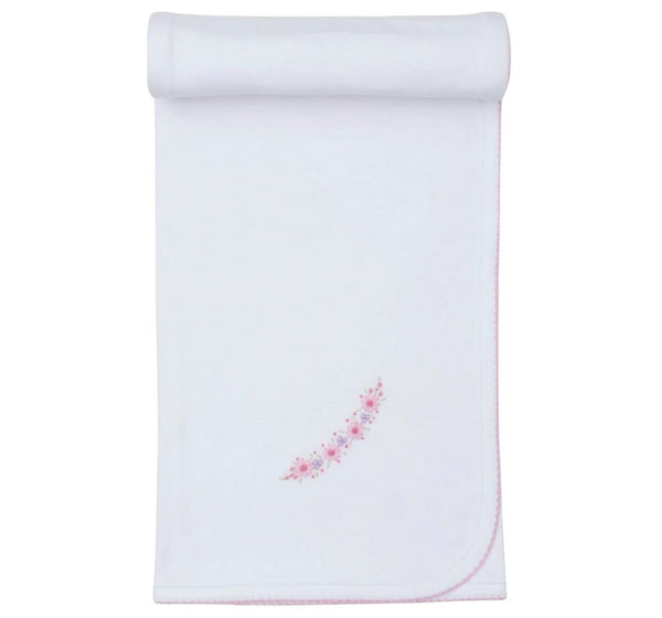 Colchita Emb A Mano Blanco-Rosa