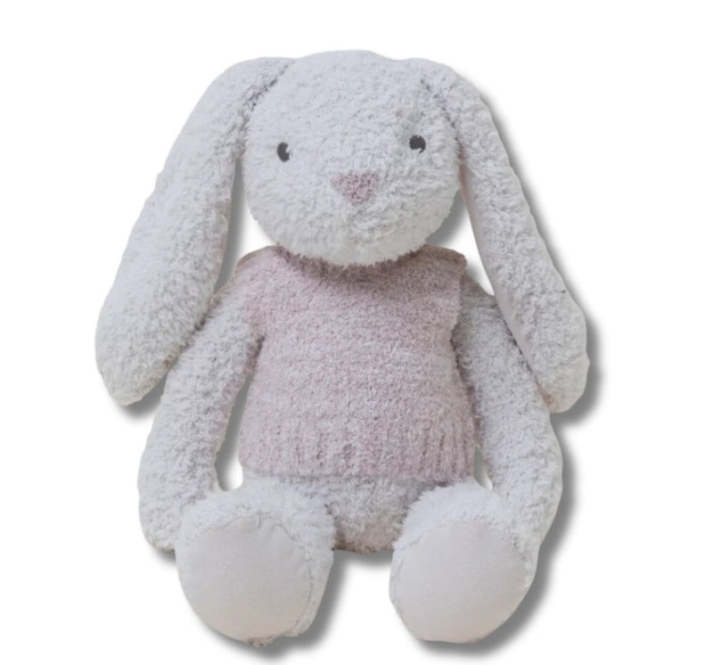 Cozychic Bunnie Buddie W/Vest Almond Pink