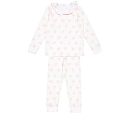 Hearts Pink Girl Pajama