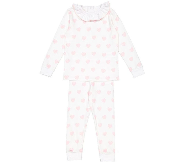 Hearts Pink Girl Pajama