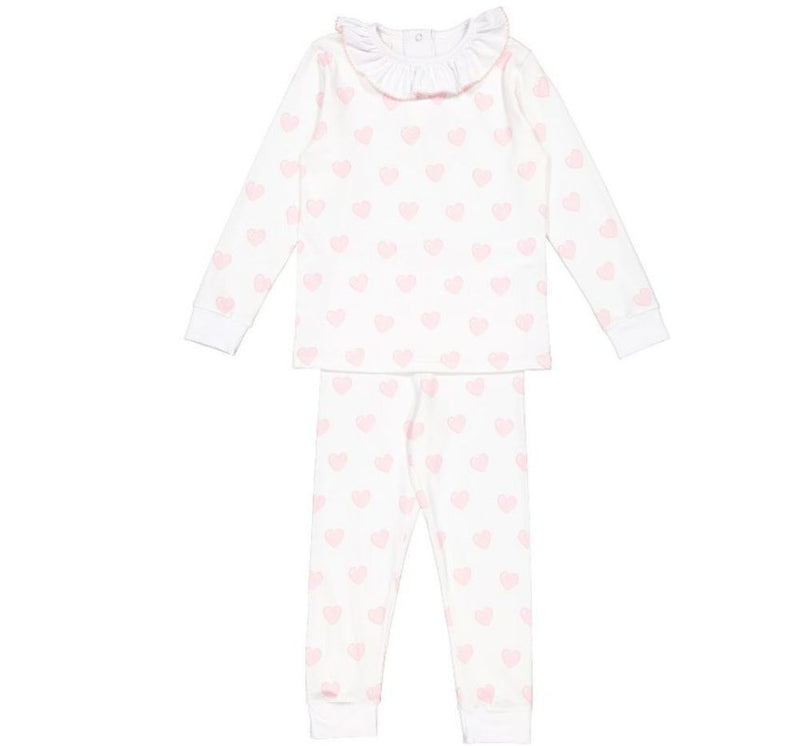 Hearts Pink Girl Pajama